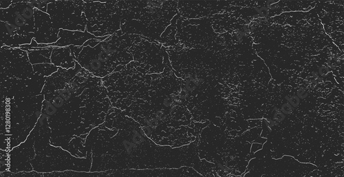 Paper texture background. Black and white grunge. Distress overlay texture. Abstract surface dust and rough dirty wall background concept. Worn, torn, weathered effect. Vector illustration, EPS 10.