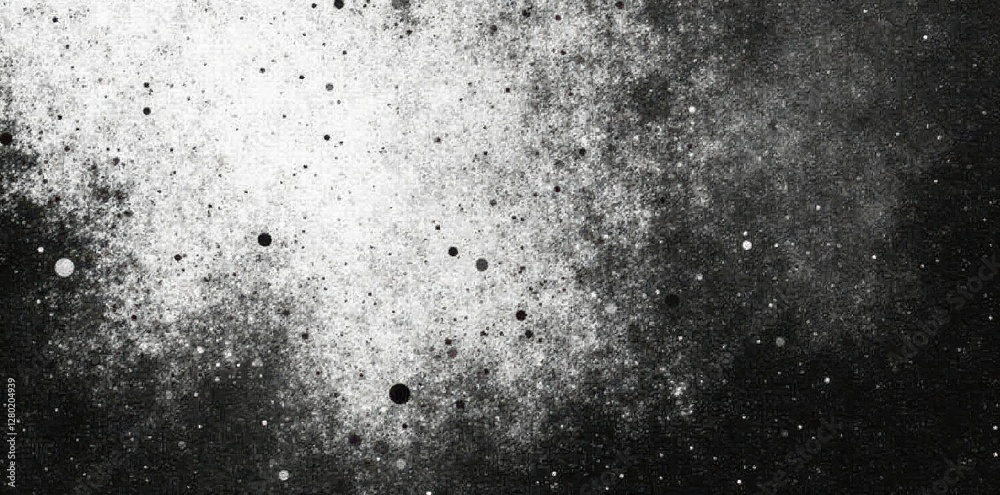 Obraz premium Abstract black and white distressed backdrop Gritty, chaotic, high contrast , photo, high contrast, dark