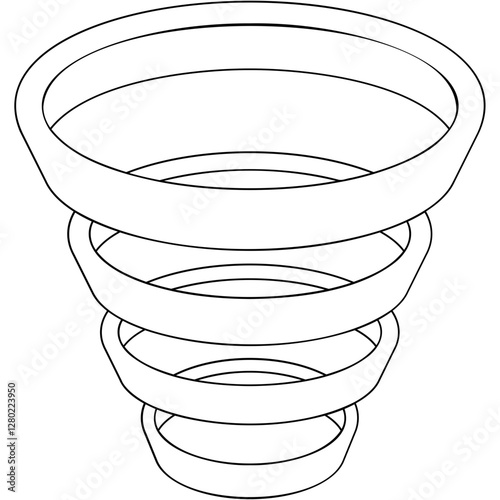Funnel Chart Icon