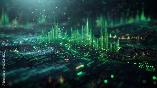 Obraz na płótnie Panoramic bitcoin payment concept – digital money, online transactions, and crypto finance business innovation w salonie