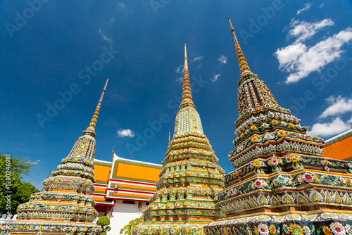 Bangkok, Thailand. Wat Pho Temple (Wat Phra Chetuphon Wimon Mangkhalaram Rajwaramahawihan)