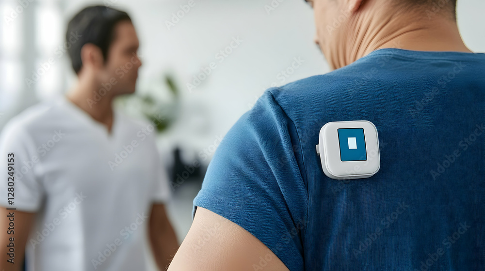 Fototapeta premium Innovative Wearable Technology Enhancing Personal Health Monitoring