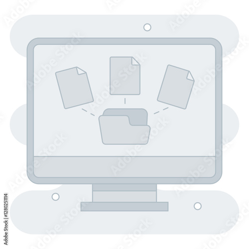 Drop file here Illustration