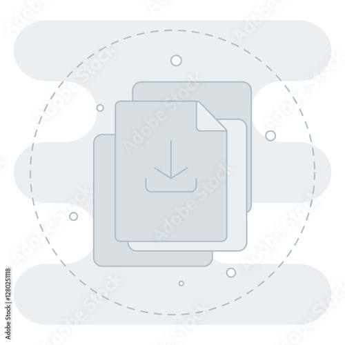 Drop file here Illustration