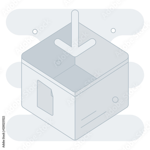 Drop file here Illustration