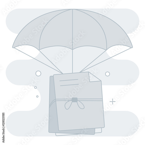 Drop file here Illustration