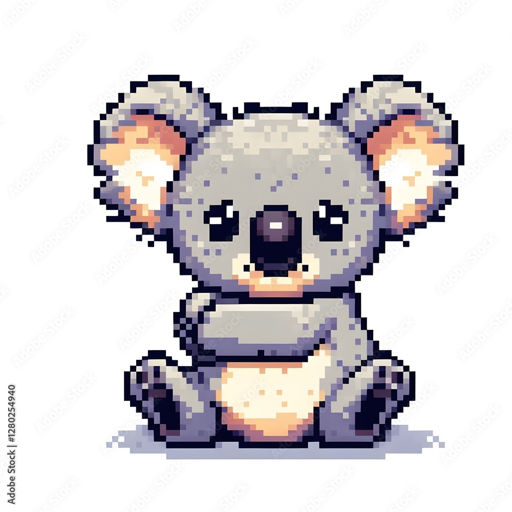 코알라, 픽셀아트, jpeg (Koala, pixel art. jpeg) 코알라, 픽셀아트, jpeg (Koala, pixel art. jpeg)
