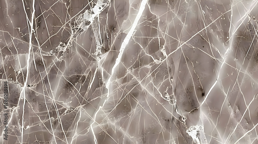 A close-up view of a marble surface showcasing intricate patterns and textures.