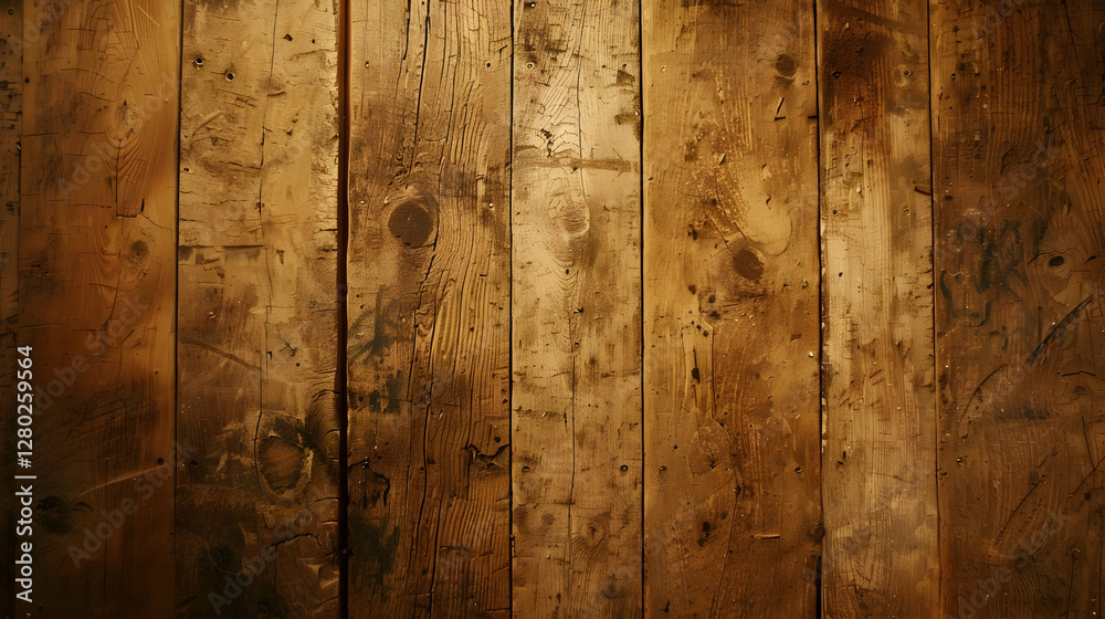 A close-up view of a wooden wall with a natural grain and texture.