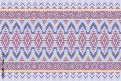 seamless knitted pattern ,Geometric Ethnic pattern, Native American tribal fabric,tile, carpet ,vector,illustration design 
