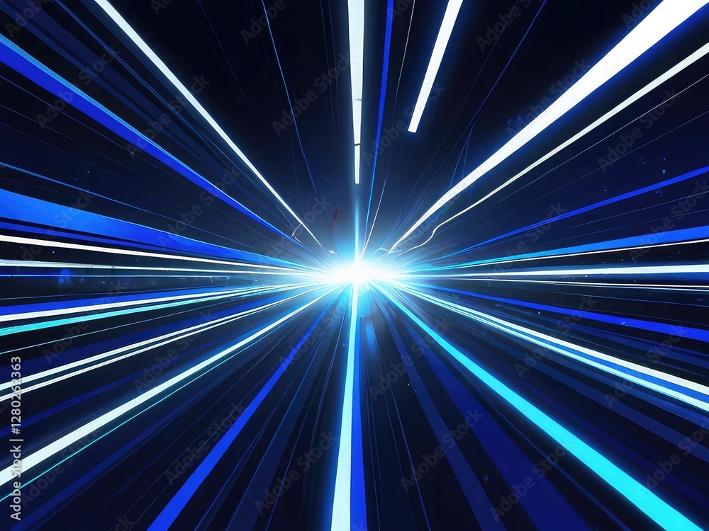 Obraz premium abstract background with lines, abstract motion blur, abstract motion background, abstract blue background with rays, abstract blue light background, abstract blue wave background