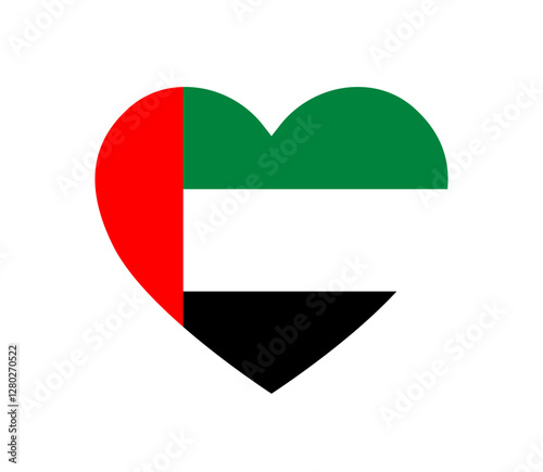 Flag of United Arab Emirates or UAE