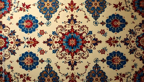 Sophisticated Mughal Vine & Paisley Pattern