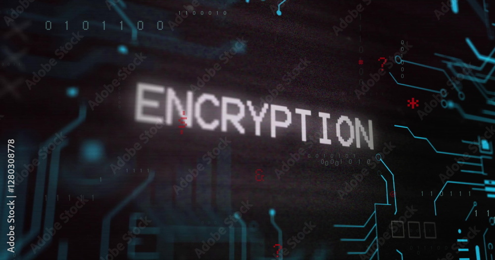 Image of encryption text over network and processing data on black background Image of encryption text over network and processing data on black background