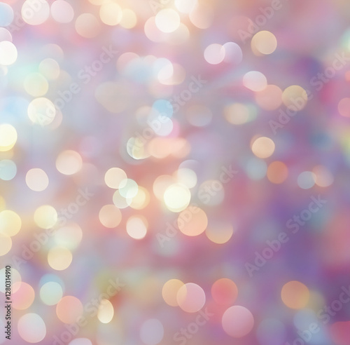 Beautiful pink purple sunshine bokeh background, pastel color