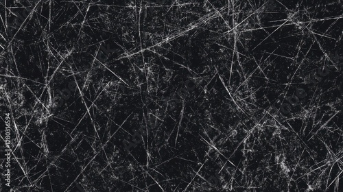 Grunge Black and White Stripes Abstract
