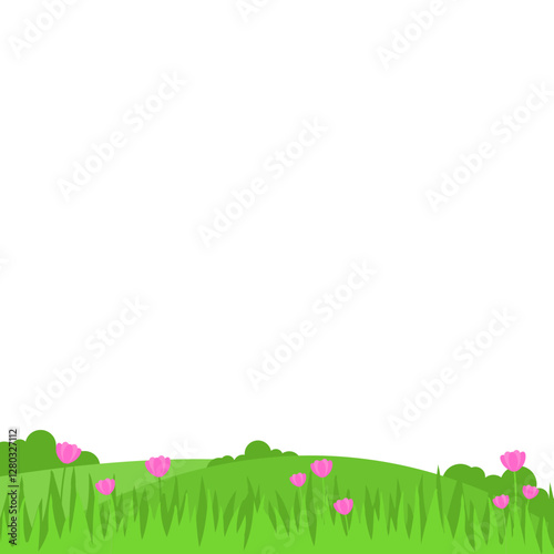 Spring Greenfield Landcape