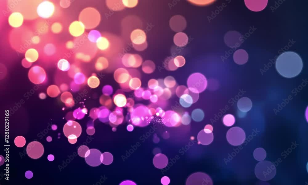 Abstract Bokeh Background: Pink, Purple, and Blue Lights Abstract Bokeh Background: Pink, Purple, and Blue Lights