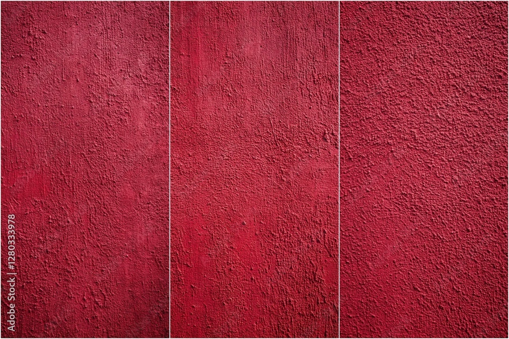 Fototapeta premium A red background with a red and white pattern. The red background is made up of three different shades of red