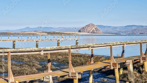 Obraz na płótnie Morro Bay is a city in the United States, in the state of California. w salonie