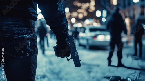 Police arrest during a violent robbery investigation. Featuring law enforcement and crime-solving