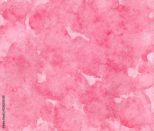Red abstract watercolor background. Watercolor texture paper.