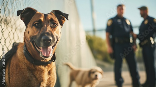 Police arrest during an animal cruelty investigation. Featuring law enforcement and animal welfare