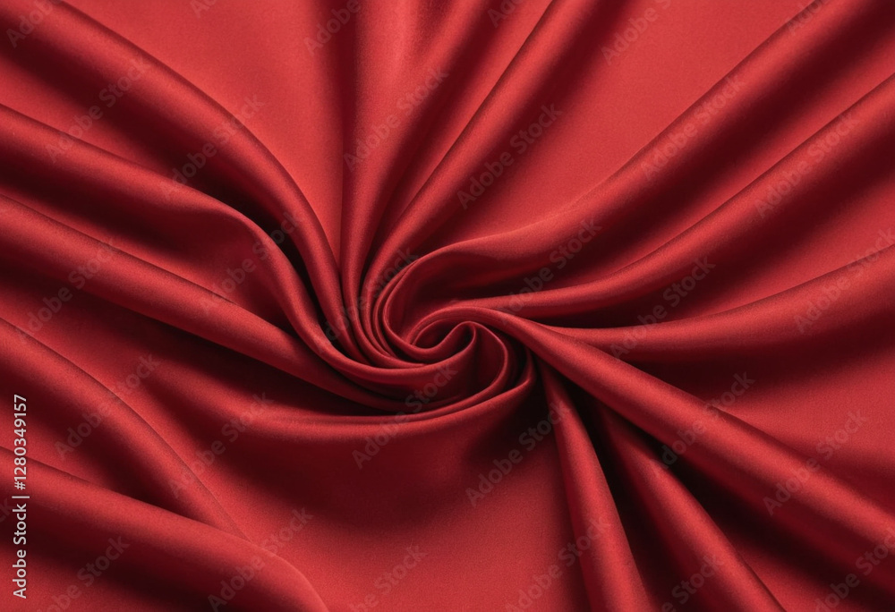 Obraz premium A smooth, Matte, and evenly lit plain silk texture background with no wrinkles, creases, or folds, showcasing a vibrant, rich, and saturated hue with a subtle sheen, evoking a sense of lux