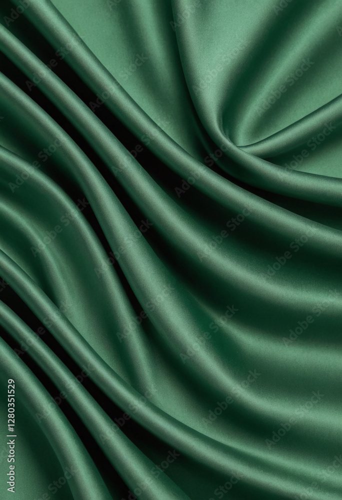 Obraz premium A smooth, Matte, and evenly lit plain silk texture background with no wrinkles, creases, or folds, showcasing a vibrant, rich, and saturated hue with a subtle sheen, evoking a sense of lux