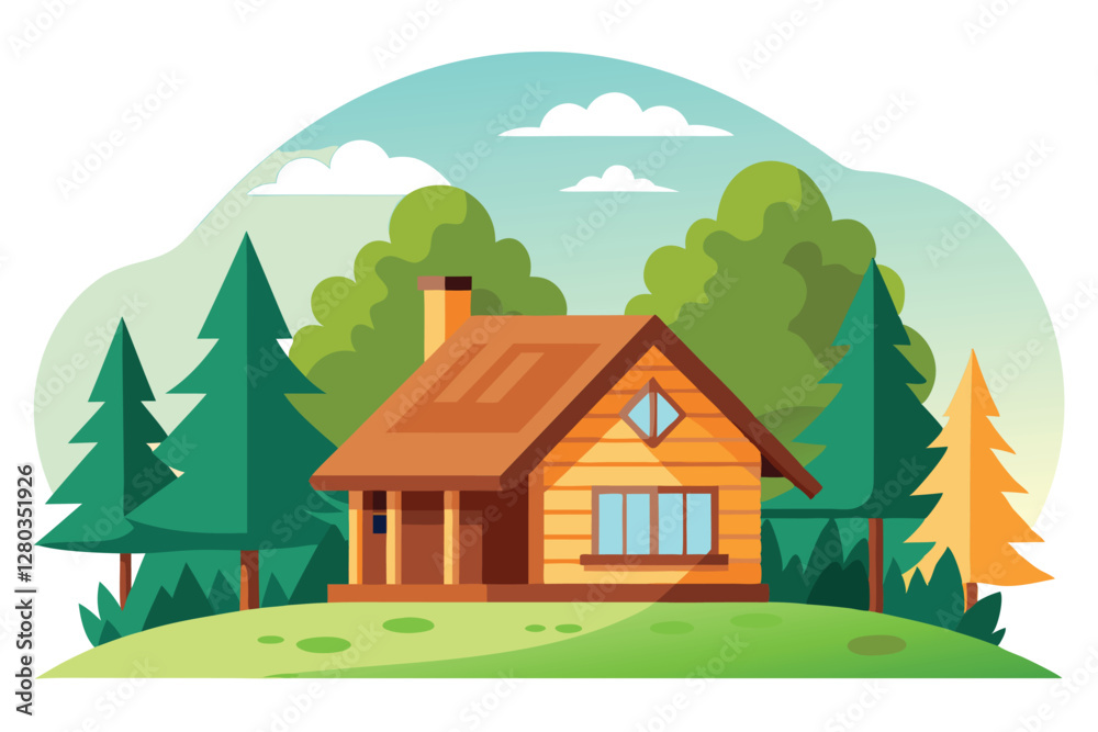 house in the forest house in the forest