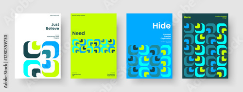 Abstract Brochure Layout. Isolated Flyer Design. Geometric Background Template. Business Presentation. Report. Poster. Banner. Book Cover. Notebook. Advertising. Catalog. Newsletter. Magazine