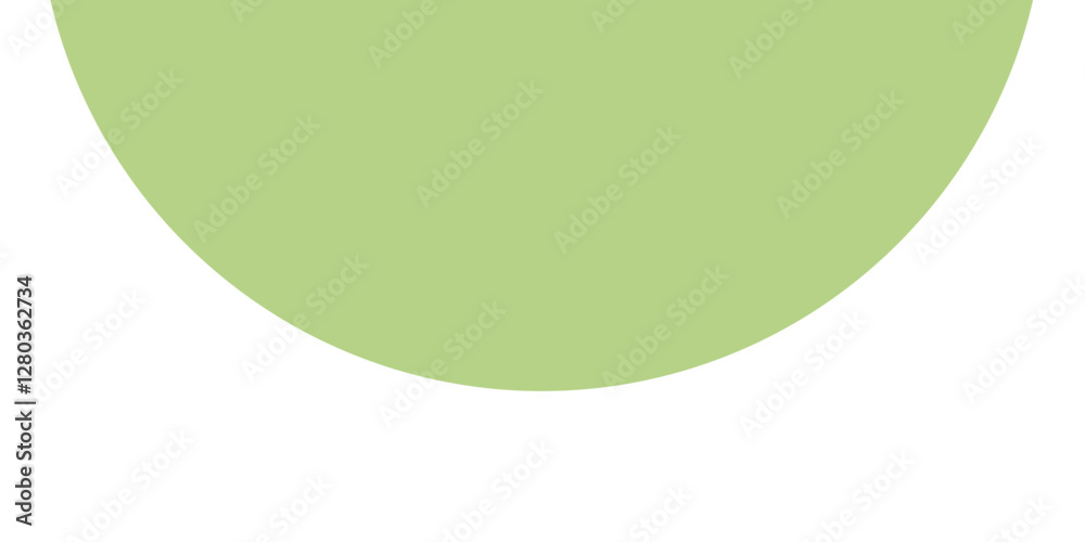 Green semicircle geometric minimalist shape Green semicircle geometric minimalist shape