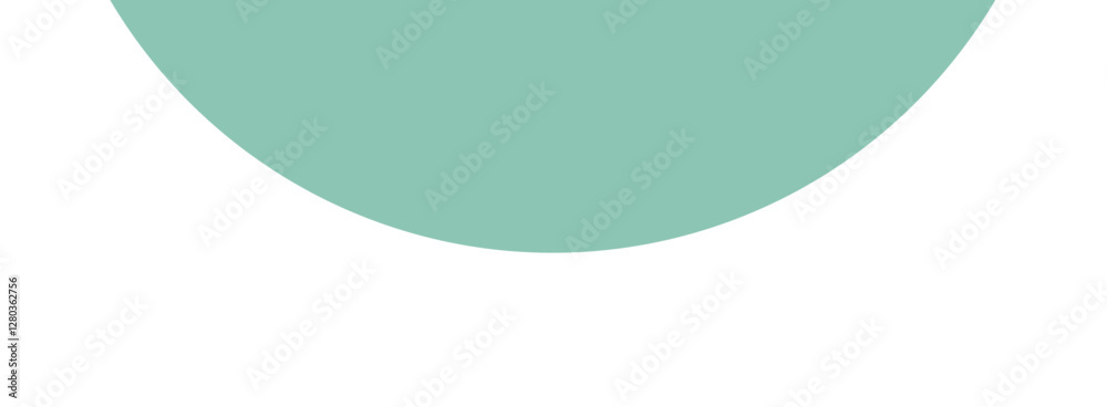 Green semicircle geometric minimalist shape Green semicircle geometric minimalist shape