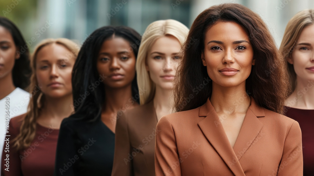 Obraz premium Women in Politics and Business Representing Leadership