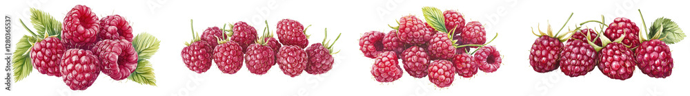 Closeup of lush ripe and juicy red raspberries freshly harvested and piled or heaped together showcasing their natural beauty sweetness and nutritional benefits as a healthy vegan Closeup of lush ripe and juicy red raspberries freshly harvested and piled or heaped together showcasing their natural beauty sweetness and nutritional benefits as a healthy vegan