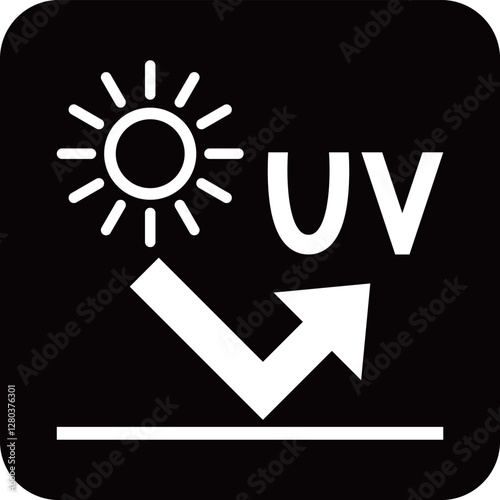 UVカットのアイコンイラスト