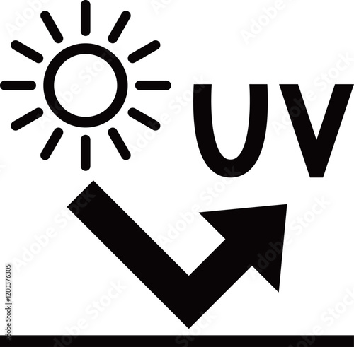 UVカットのアイコンイラスト
