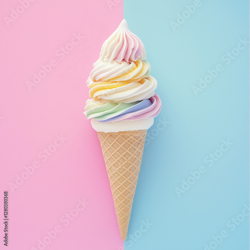ソフトクリーム, こおり, クリーム, アイスクリーム, 円錐, デザート, 食べ物, 甘い, 寒い, ベクター, アイスクリーム, チョコ, イラスト, 孤立した, サマータイム, バニラ, イチゴ, アイスクリーム, キャンデー, 白, ピンク, フリーズ, ウエハース, おいしい, 軽食, つまらない話をする
