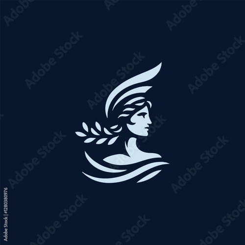 Athena Goddess Logo
