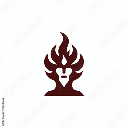 Fire god logo