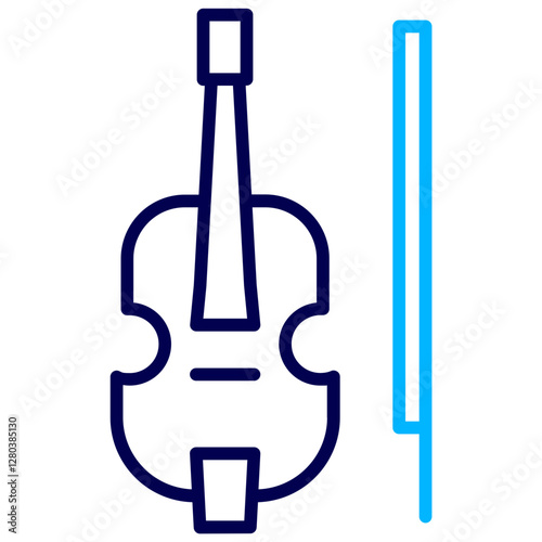 Cello Outline Color icon