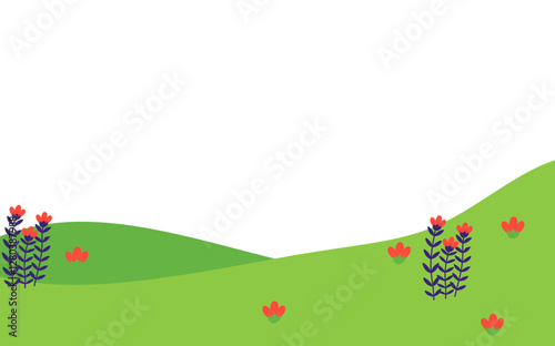 Spring Greenfield Landcape