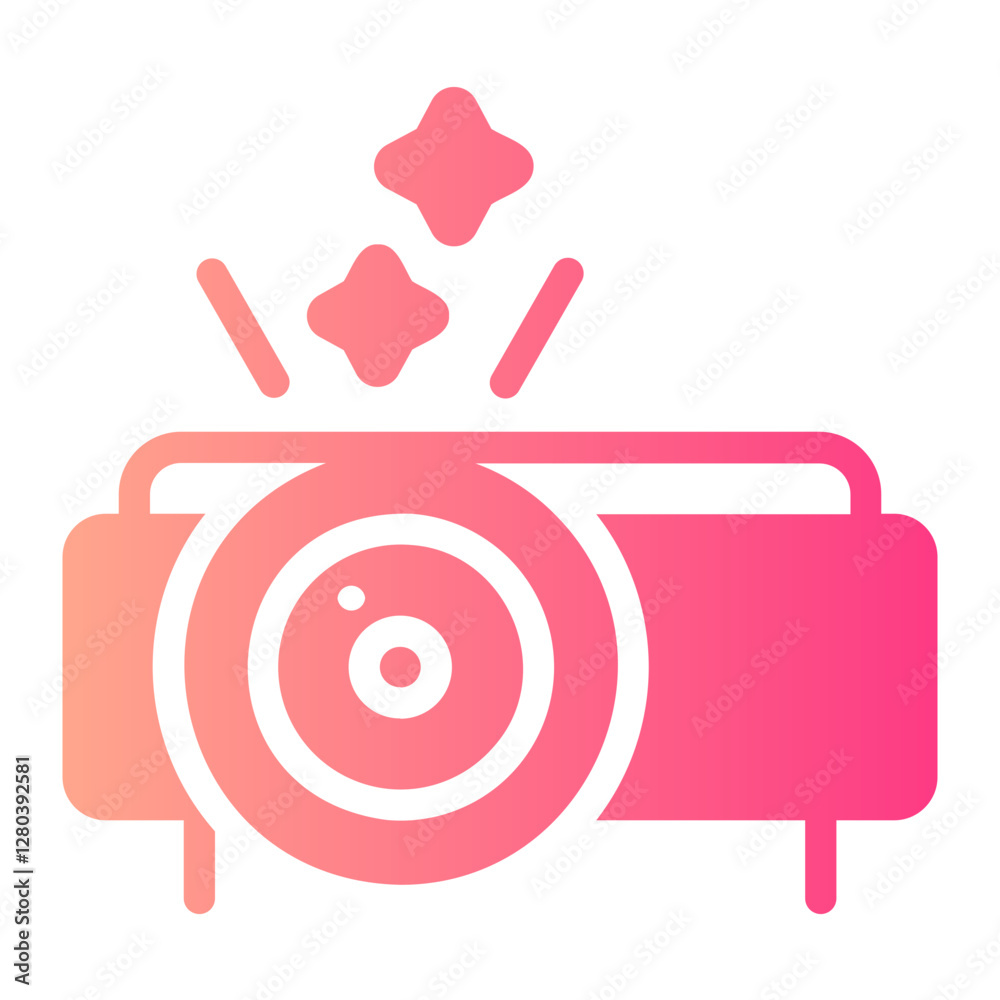 proyektor gradient icon proyektor gradient icon