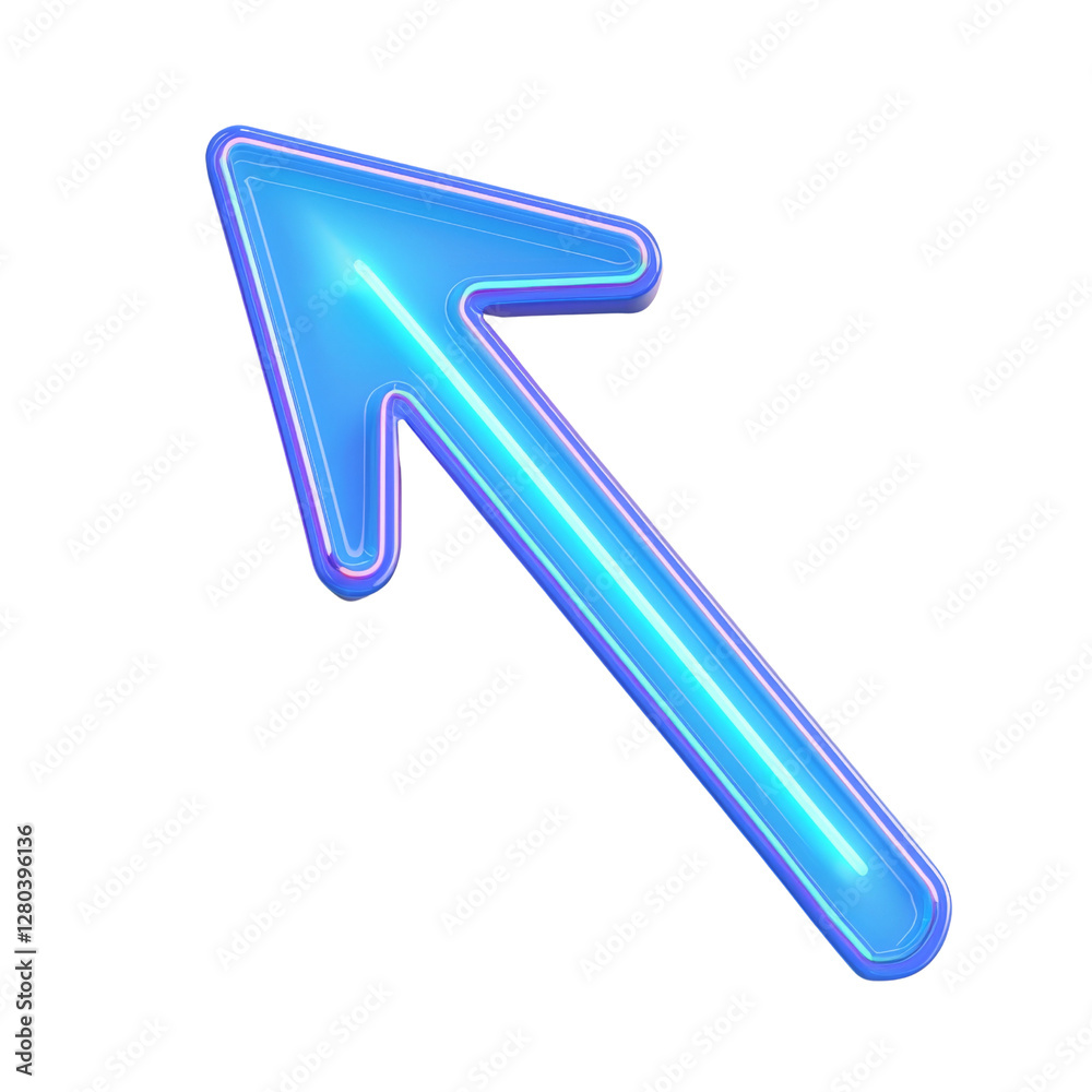 glowing blue neon arrow pointing upwards, symbolizing direction and progress. This vibrant design adds modern touch to any project glowing blue neon arrow pointing upwards, symbolizing direction and progress. This vibrant design adds modern touch to any project