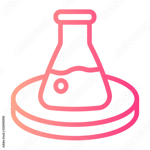 erlenmeyer gradient icon