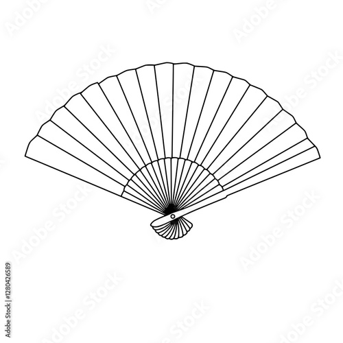 Hand Fan: An illustration of a hand fan is displayed.