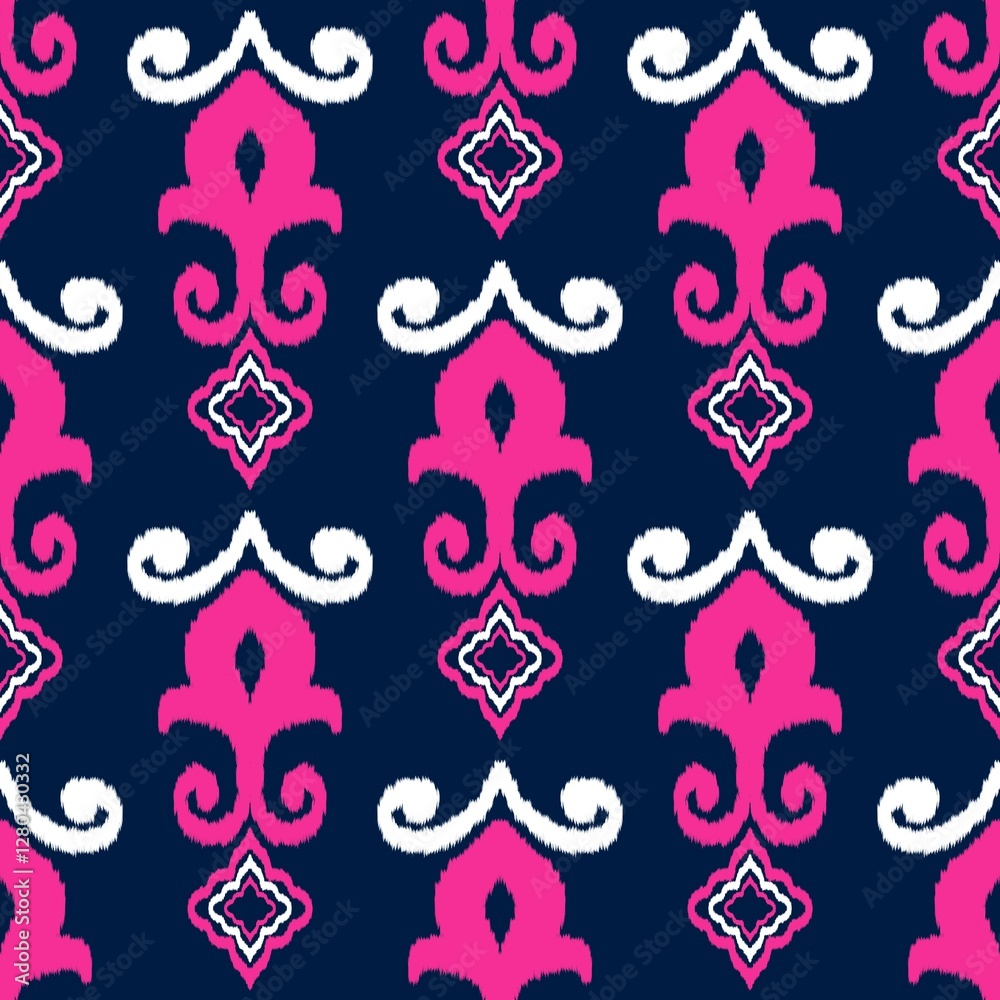 Fototapeta premium seamless pattern with flowers and butterflies