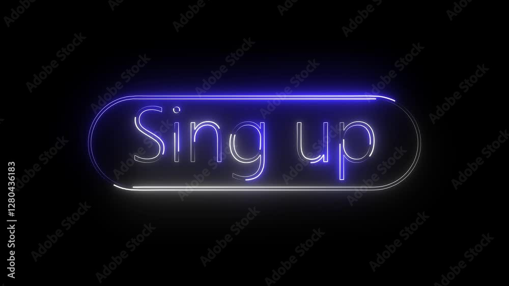 A vibrant neon A vibrant neon