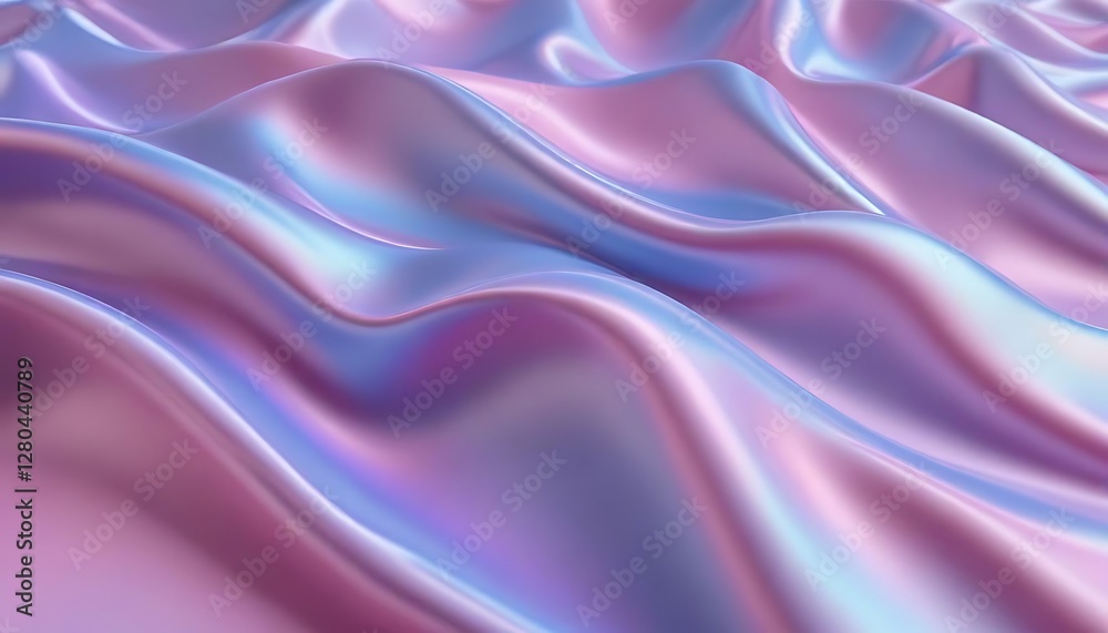 Obraz premium Purple fabric with a wave pattern