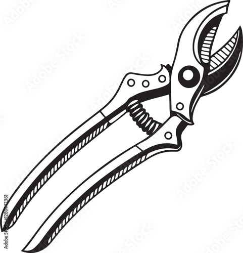 Pruners Rustic Tool for Gardening